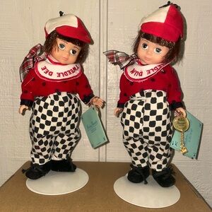 Tweedledee and tweedledum Madam Alexander vintage dolls